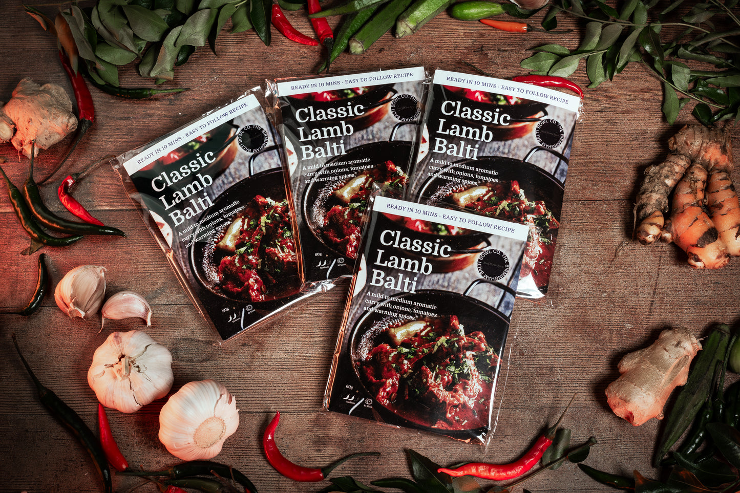 LUXURIOUS BALTI LAMB BLEND BUNDLE; Four x 60g Packs - High quality award winning blends