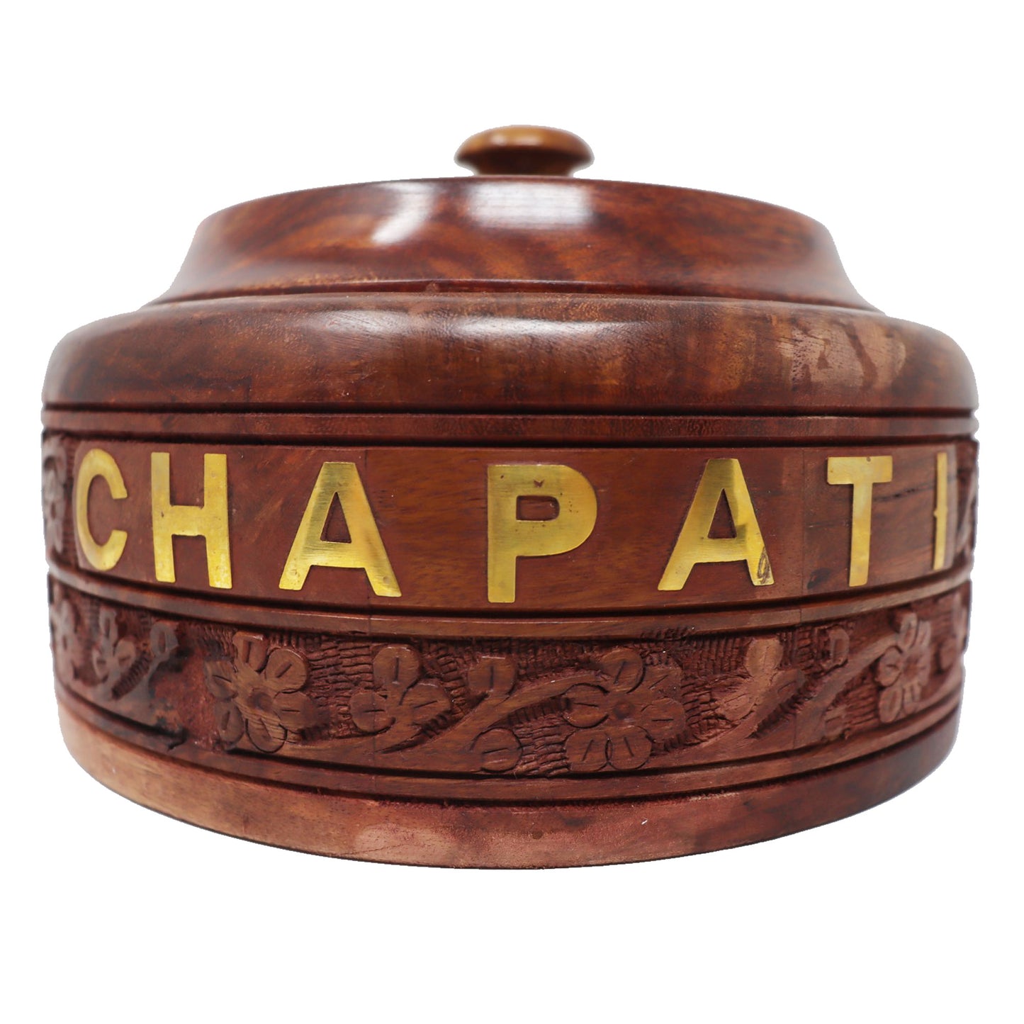 Ornate Hand Carved 'CHAPATI' Thermal Serving Box