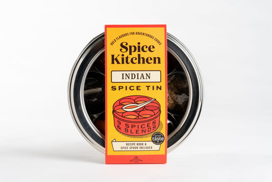 Indian spice tin with spices masala dabba