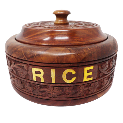 Rice warmer, thermal serving box, hand carved thermal box, curry lover gift, spice lover gift, curry night gift 