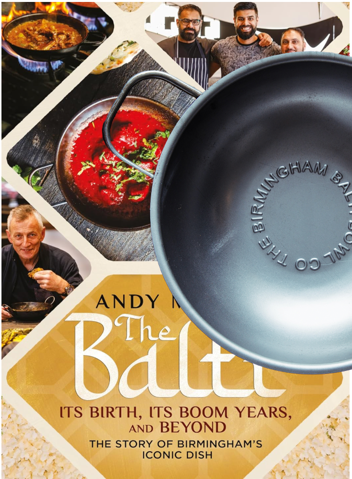 GIFT SET; Balti Bowl and 'The Balti, Its Birth, Its Boom Years And Beyond' by Andy Munro (SIGNED COPY)