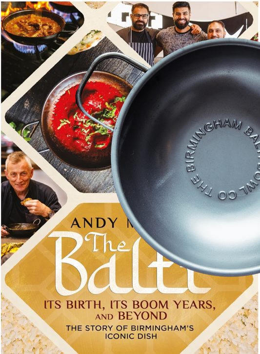 GIFT SET; Balti Bowl and 'The Balti, Its Birth, Its Boom Years And Beyond' by Andy Munro (SIGNED COPY)