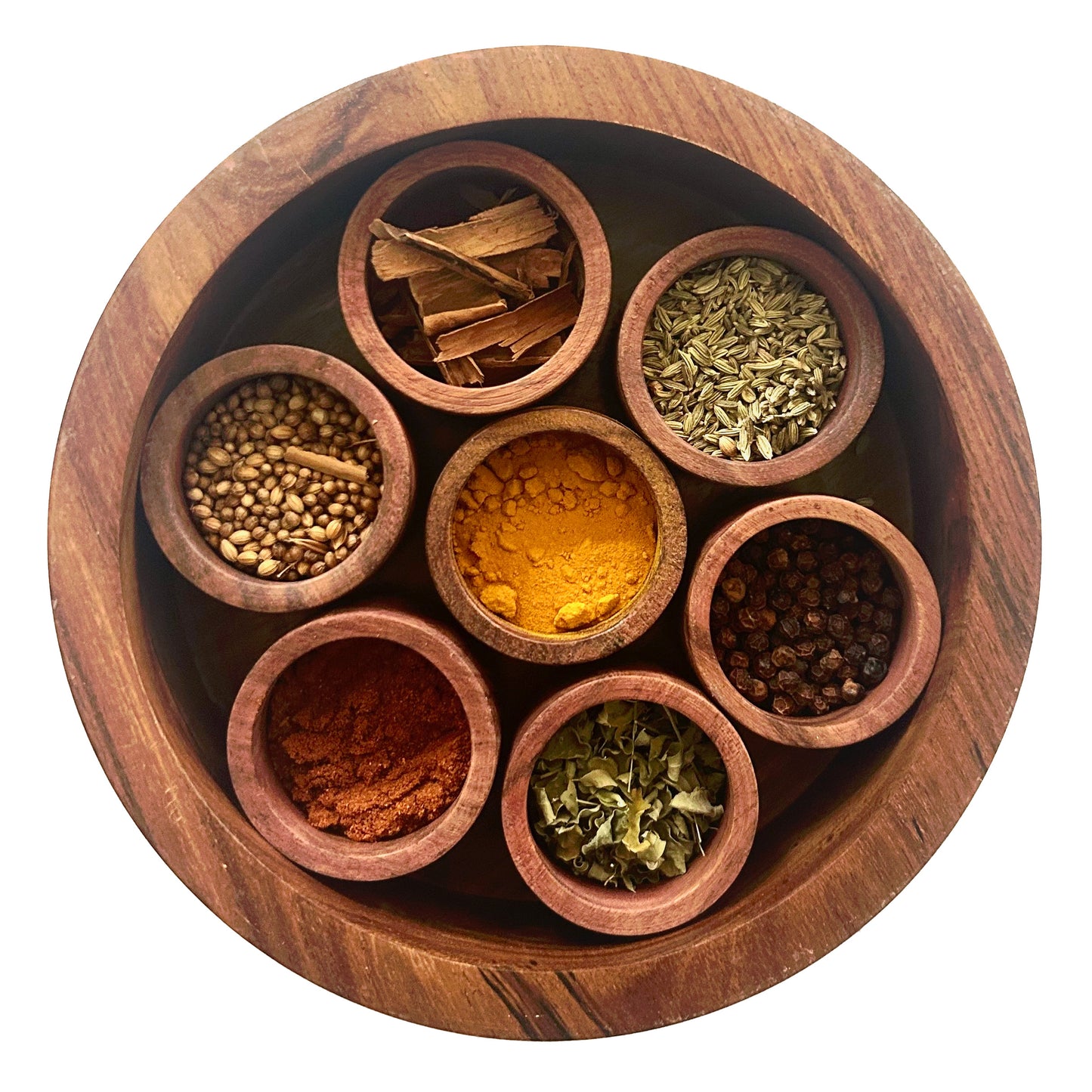 Indian Rosewood Masala Dabba Spice Box