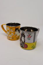 Hand Painted Indian Enamel Mug