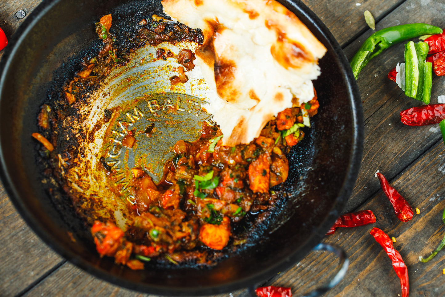 GIFT SET; Authentic Balti Bowl and Balti Spice Pot