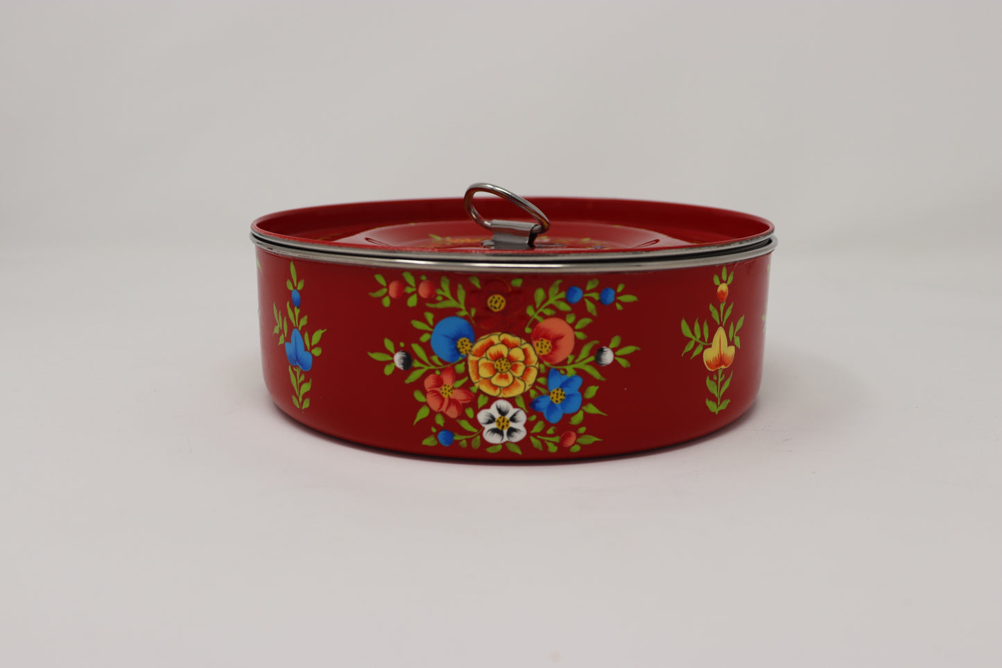 Hand Painted Masala Dabba Spice Tin