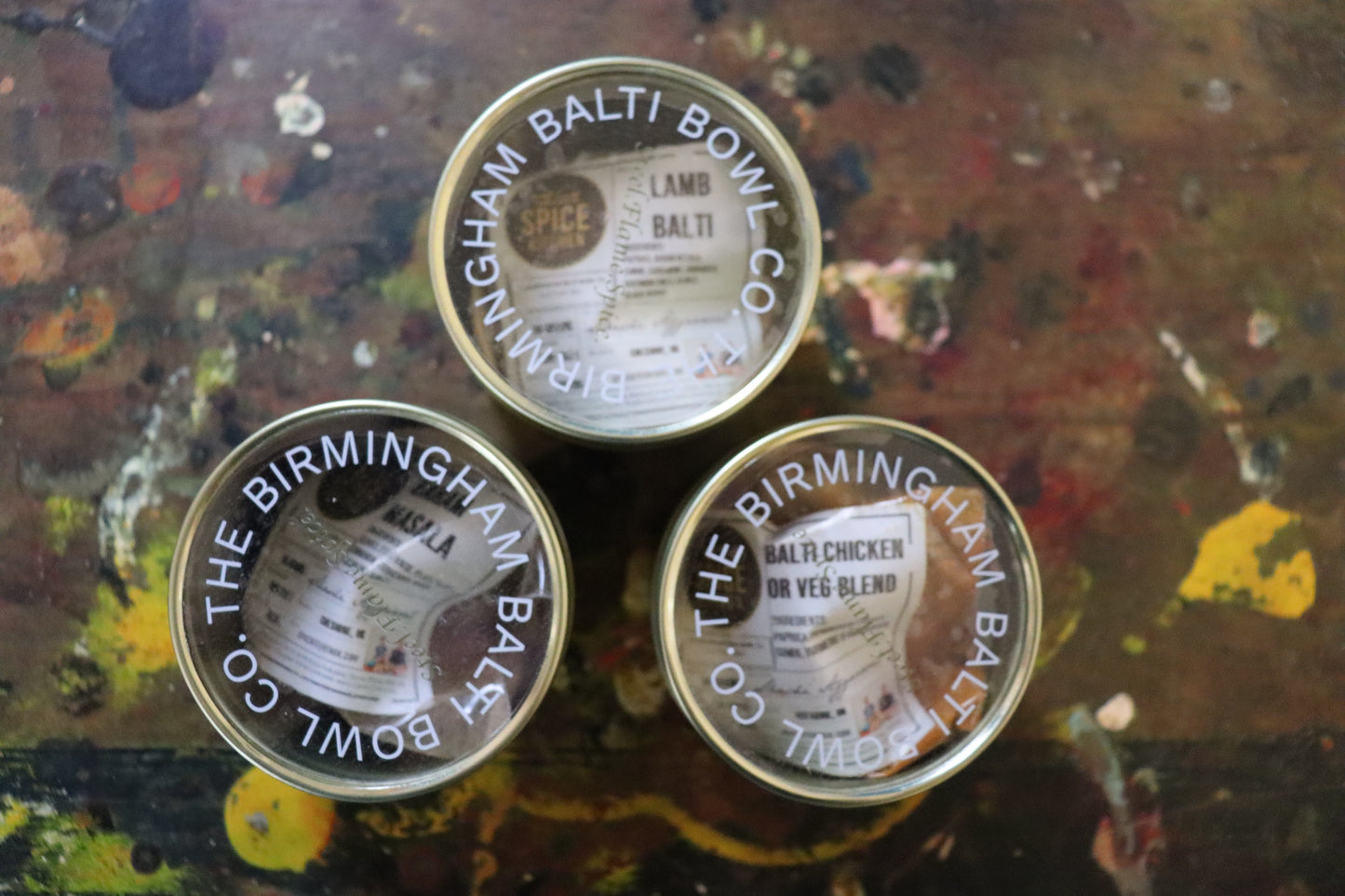 'Balti Beginnings' Set Of Three 30g Bespoke Blends