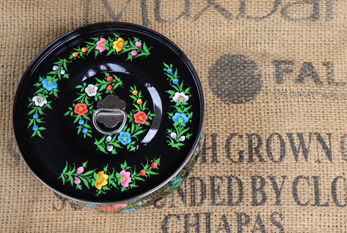 Hand Painted Masala Dabba Tin