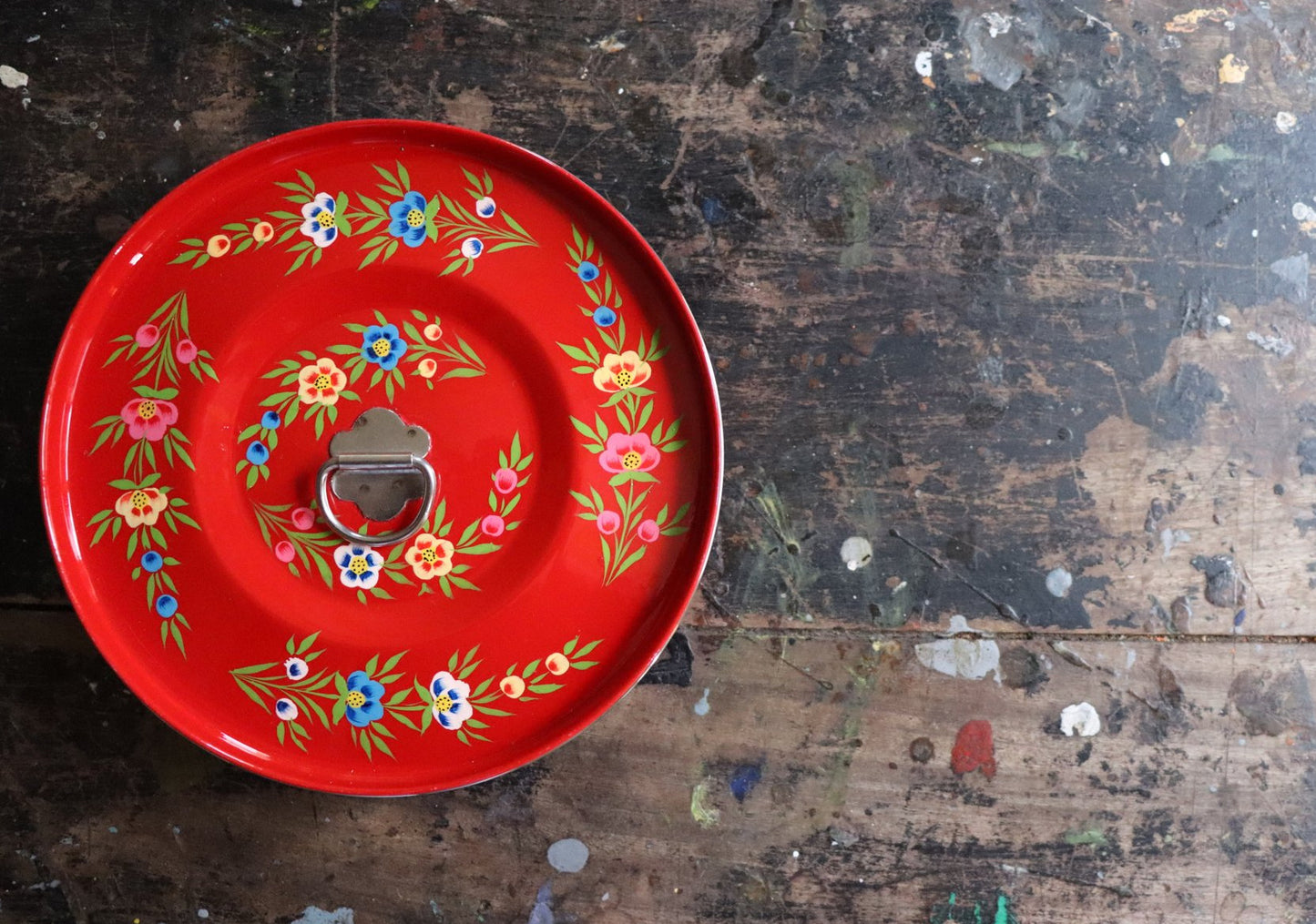 HandPainted Masala Dabba Spice Tin