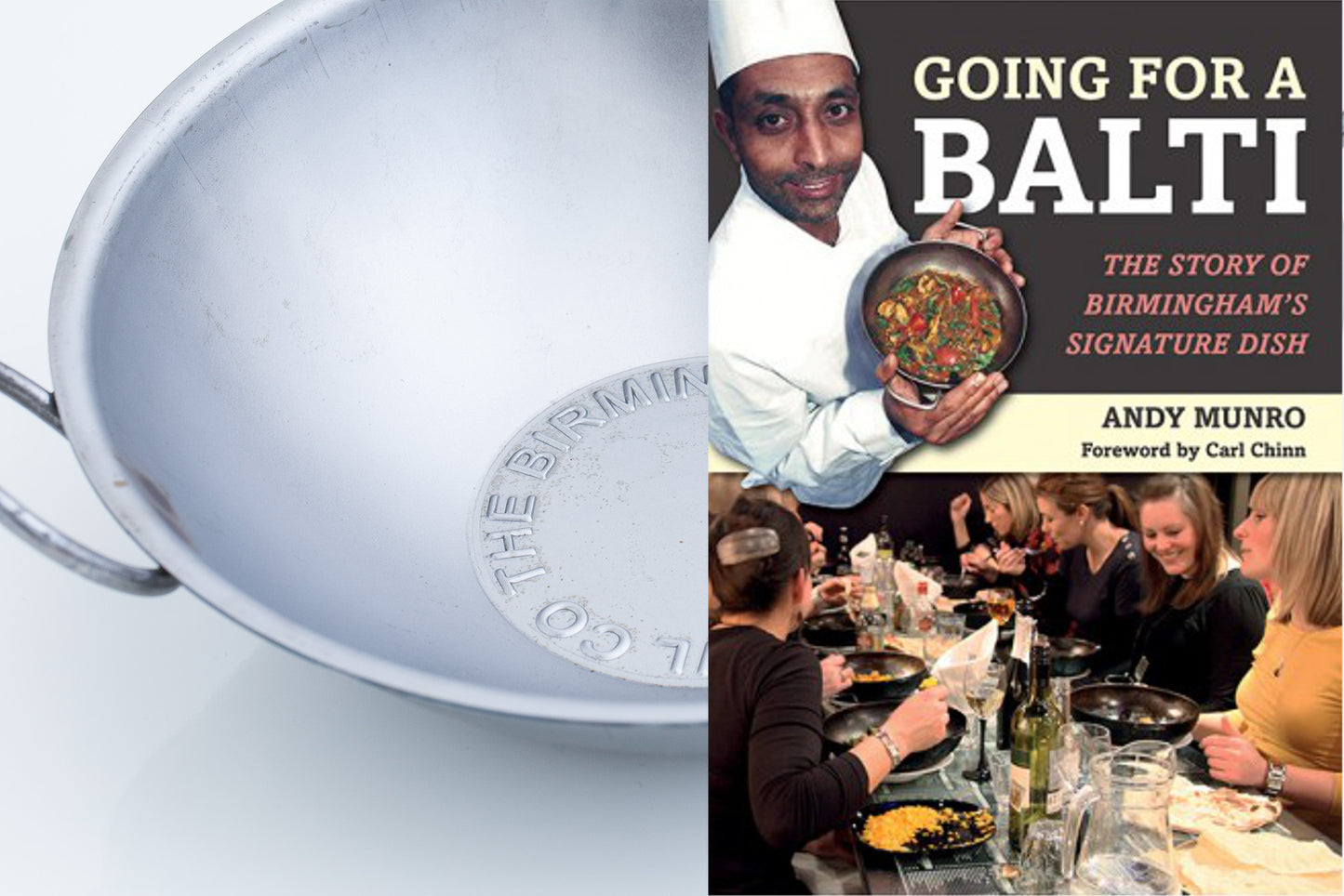 GIFT SET; Balti Bowl and 'Going For a Balti' by Andy Munro (SIGNED COPY)