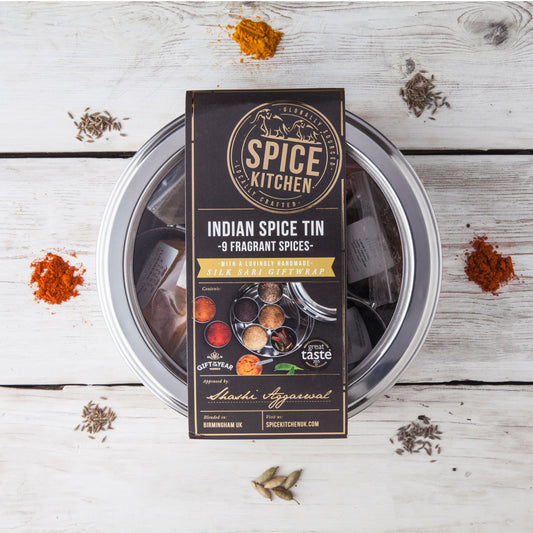 Indian Spice Tin with 9 Spices